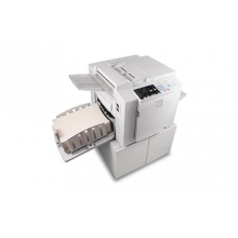 理光 DD2433C 数码印刷机 扫描/输纸/印刷幅面: 8K/8K/B4 分辨率: 300dpi×300dpi 印刷速度: 60-90页/分钟（2档） 纸张重量: 35-128g/㎡