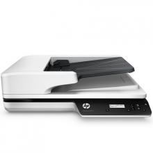 惠普HP ScanJet Pro 3500F1平板式扫描仪自动双面连续扫描OCR识别 白色